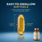 Sky Premium Life Omega 3 Fish Oil Softgel Capsules - High Strength EPA & DHA - Molecularly Distilled & Purity Tested - Heart, Brain & Vision Support - GMP & Halal - 50 Softgels - Image 6