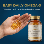 Sky Premium Life Omega 3 Fish Oil Softgel Capsules - High Strength EPA & DHA - Molecularly Distilled & Purity Tested - Heart, Brain & Vision Support - GMP & Halal - 50 Softgels - Image 7