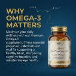 Sky Premium Life Omega 3 Fish Oil Softgel Capsules - High Strength EPA & DHA - Molecularly Distilled & Purity Tested - Heart, Brain & Vision Support - GMP & Halal - 50 Softgels - Image 5