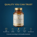 Sky Premium Life Omega 3 Fish Oil Softgel Capsules - High Strength EPA & DHA - Molecularly Distilled & Purity Tested - Heart, Brain & Vision Support - GMP & Halal - 50 Softgels - Image 8